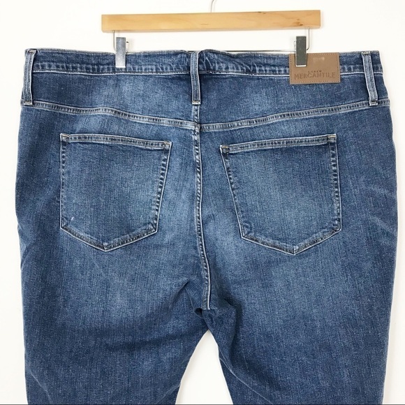 NEW NWT J.CREW Slim Boyfriend Jeans Raw Frayed released Hem Plus Size 36 - Picture 5 of 8